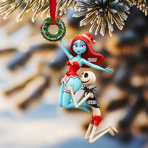Personalized Gifts For Christmas, Naughty Couple Acrylic Ornament 04ohta061025-Homacus