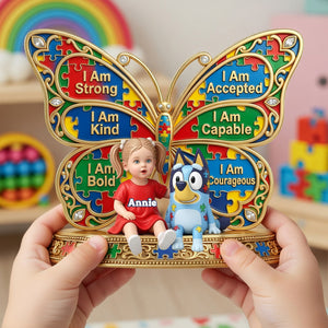 Autism Kid Acrylic Plaque Custom Photo - Personalized Gifts For Autism Awareness 02nalu170326-Homacus