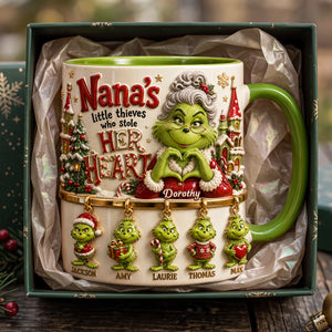 Grandma Holiday Christmas Coffee Mug - Personalized Gifts For Grandma 01nata081026-Homacus