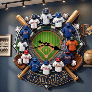 Personalized Gifts For Sport Lovers Acrylic Hanging Wall Clock 01hudt200326-Homacus