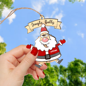 Personalized Gifts For Christmas Ornament Funny Santa 04ACQN180924-Homacus