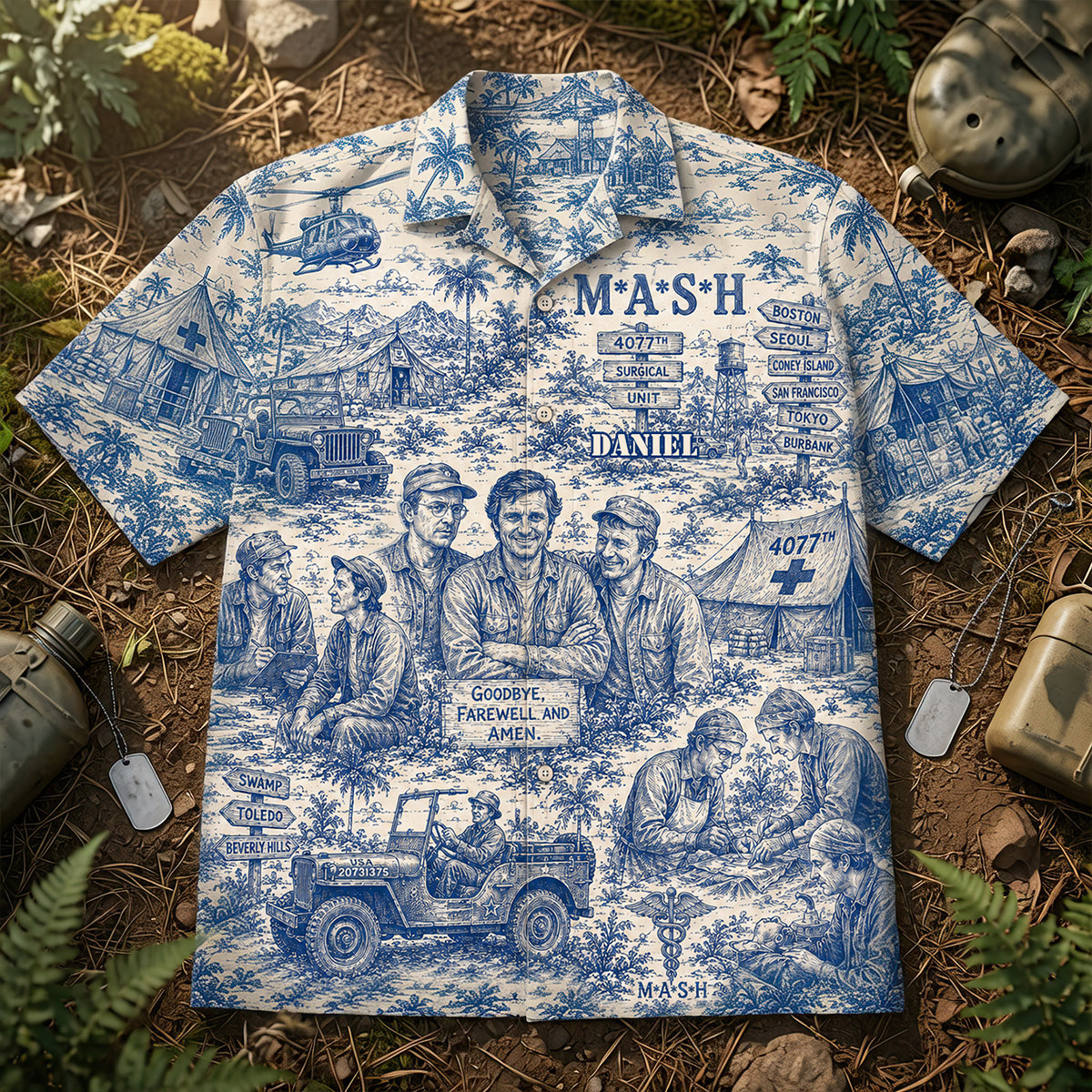 Vintage Field Camp Hawaiian Shirt - Personalized Gifts 01NADT020726-Homacus
