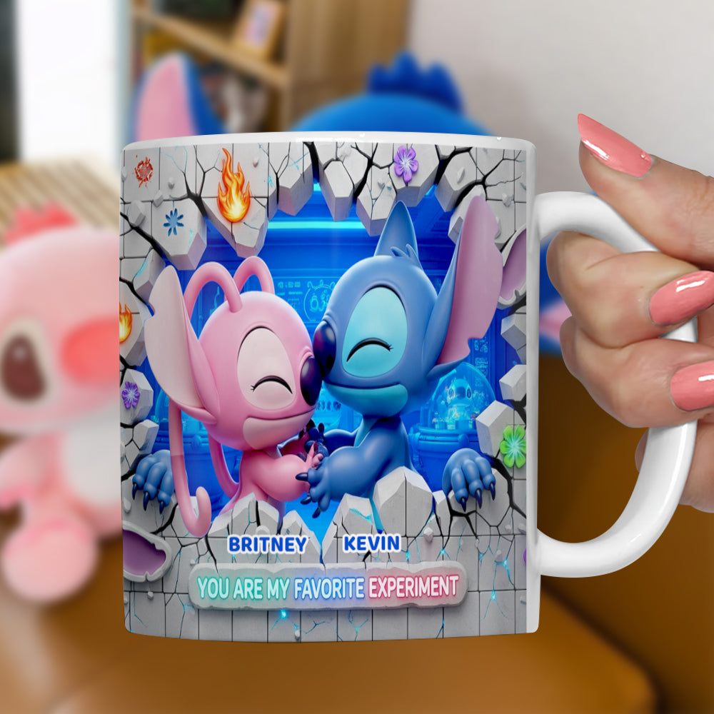 Cartoon Couple Coffee Mug - Personalized Gifts For Couple 04ohdt050625-Homacus
