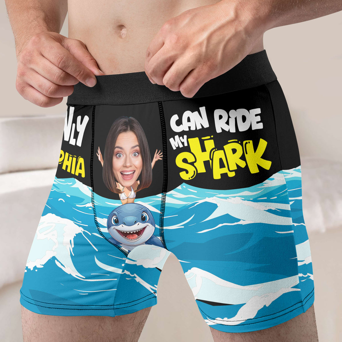 Personalized Custom Photo Gift For Him Men's Boxer 03TOLU181224-Homacus