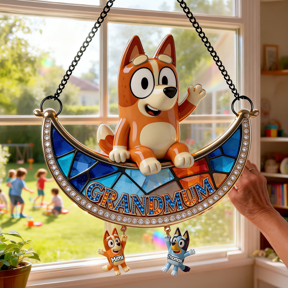 Love Mom Suncatcher - Personalized Gifts For Mothers 05kimg170326-Homacus