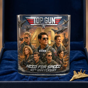 40 Years of Sky Legends Round Glass - Personalized Gifts 04tydh080626-Homacus