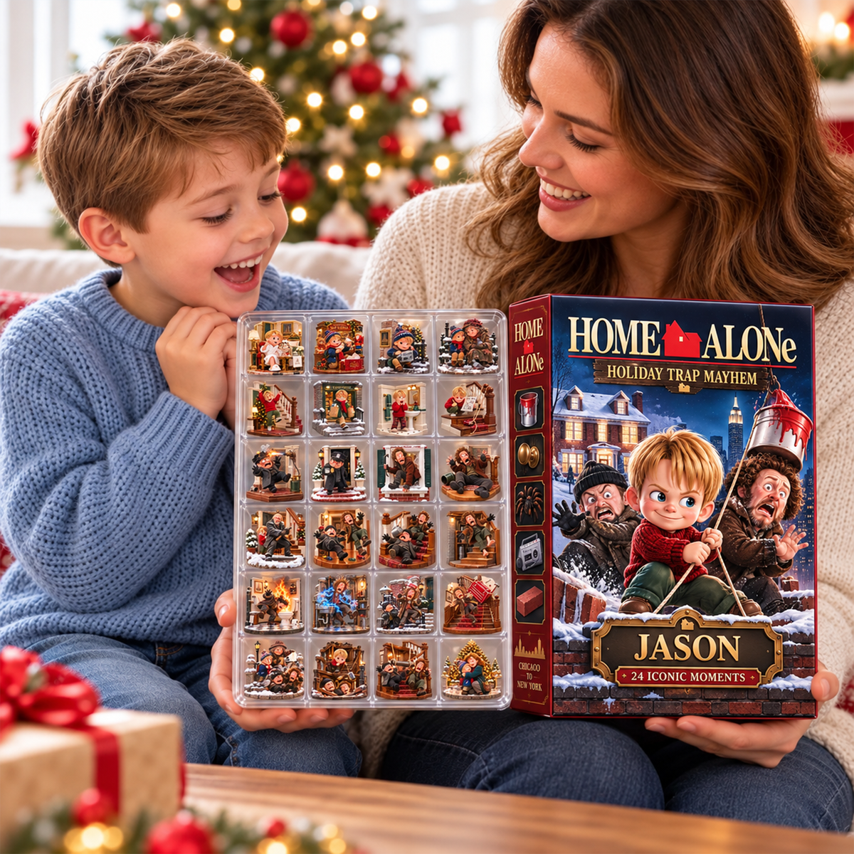 Christmas Trap Adventure Advent Calendar Blind Box - Personalized Gifts 08haqn221026-Homacus