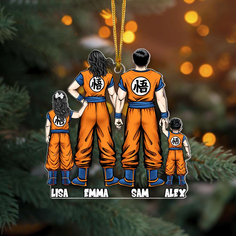 Personalized Gift For Family Christmas Ornament 03HUMH231124HH-Homacus