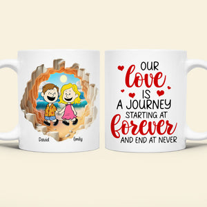 Personalized Gifts For Couple Coffee Mug 01kaqn040125hh Couple Hand In Hand-Homacus