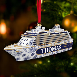 Road Trip Cruising Ornament - Personalized Gifts For Cruising Lovers 05PGLU041025-Homacus