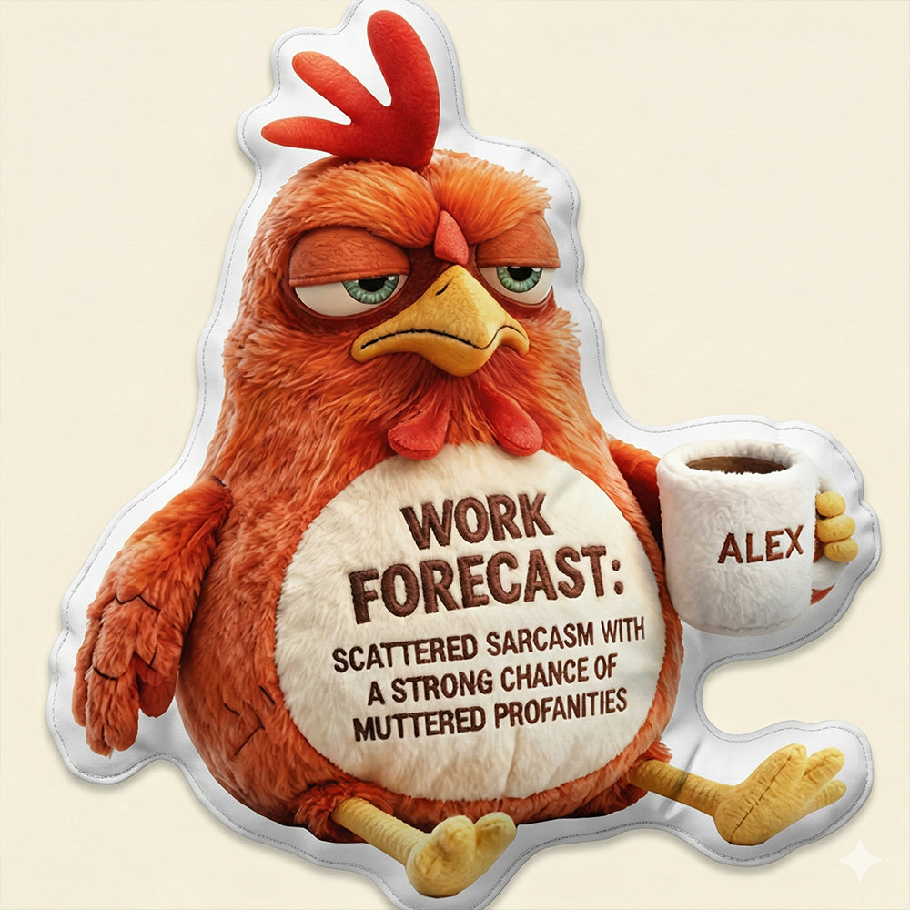 Sarcasm Office Worker Custom Shape Pillow, Personalized Gifts For Coworkers 05qhtn141125-Homacus