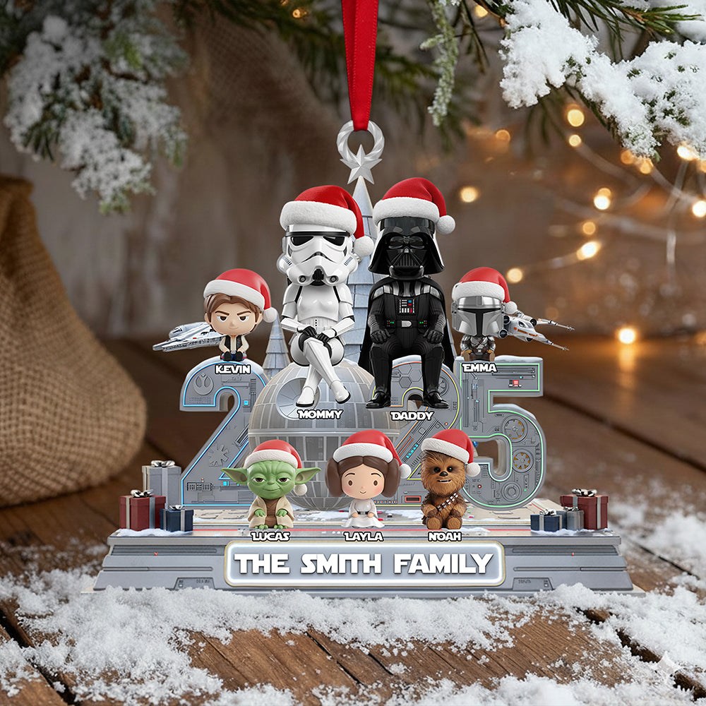 Family Acrylic Christmas Ornament - Personalized Gifts For Family 01ohta051125-Homacus