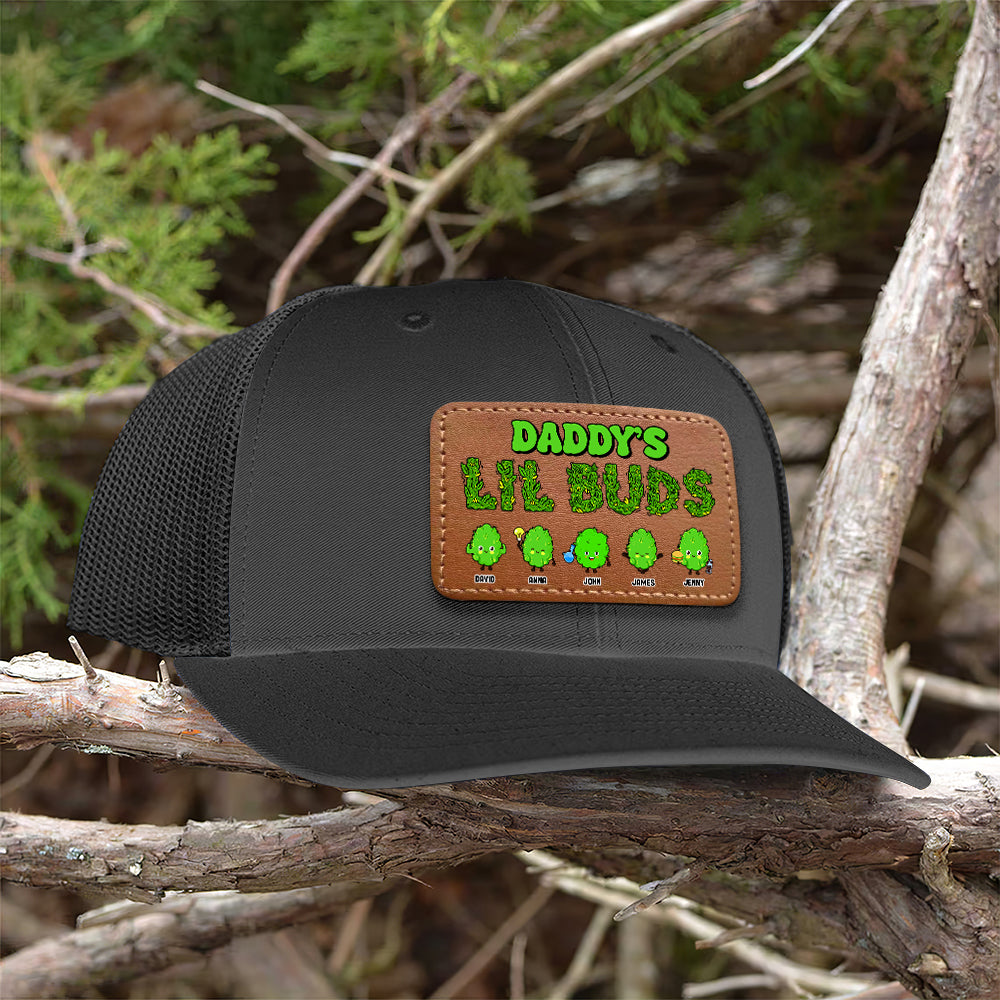 Weed Dad Trucker Hat - Personalized Gifts For Father 04ACTN210524-Homacus