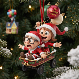 Our Christmas Adventure Ornament - Personalized Gifts For Couple 06TOTA280926-Homacus