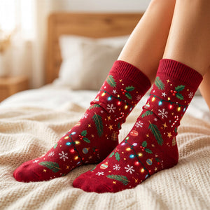 Christmas Lovers Middle Tube Socks - Personalized Gifts For Movie Enthusiast 05naqn110926