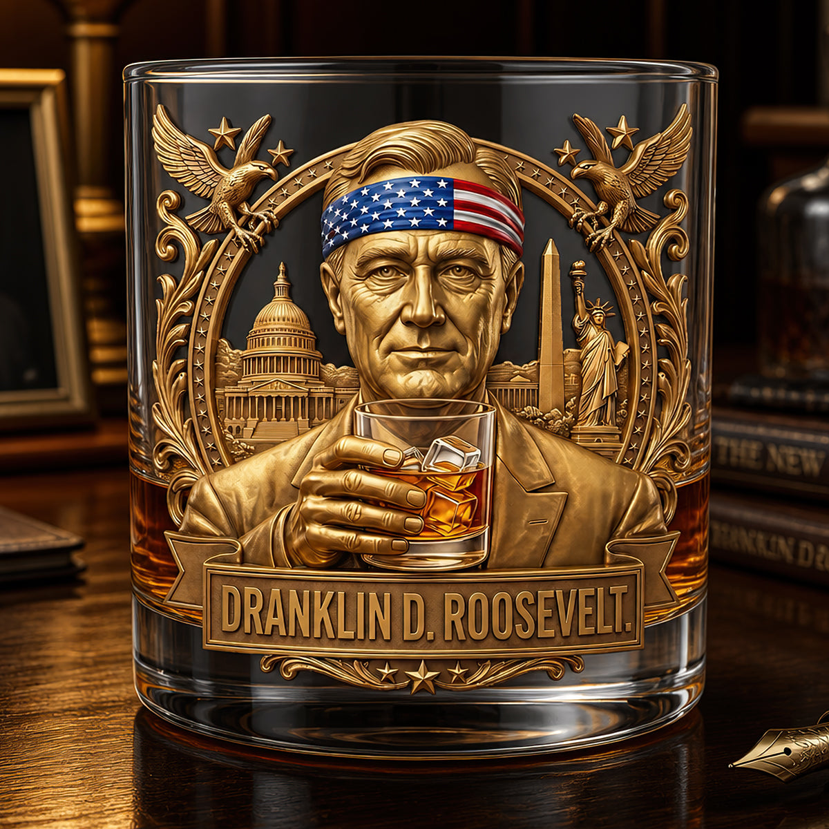 Bold & Memorable Round Glass - Personalized Anniversary Gifts 02HUDT120626-Homacus