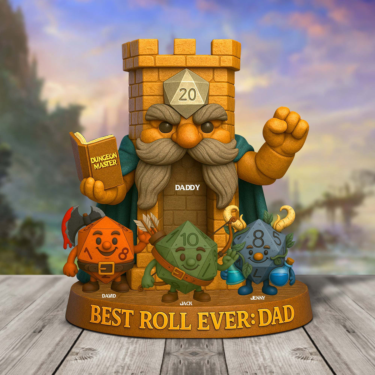 Best Christmas Roll Ever Plaque – Personalized Gifts For Gamer Dad 02natn050525-Homacus