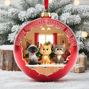 Adorable Cats Acrylic Ornament - Personalized Gift For Cat Lovers 01OHTN101125-Homacus