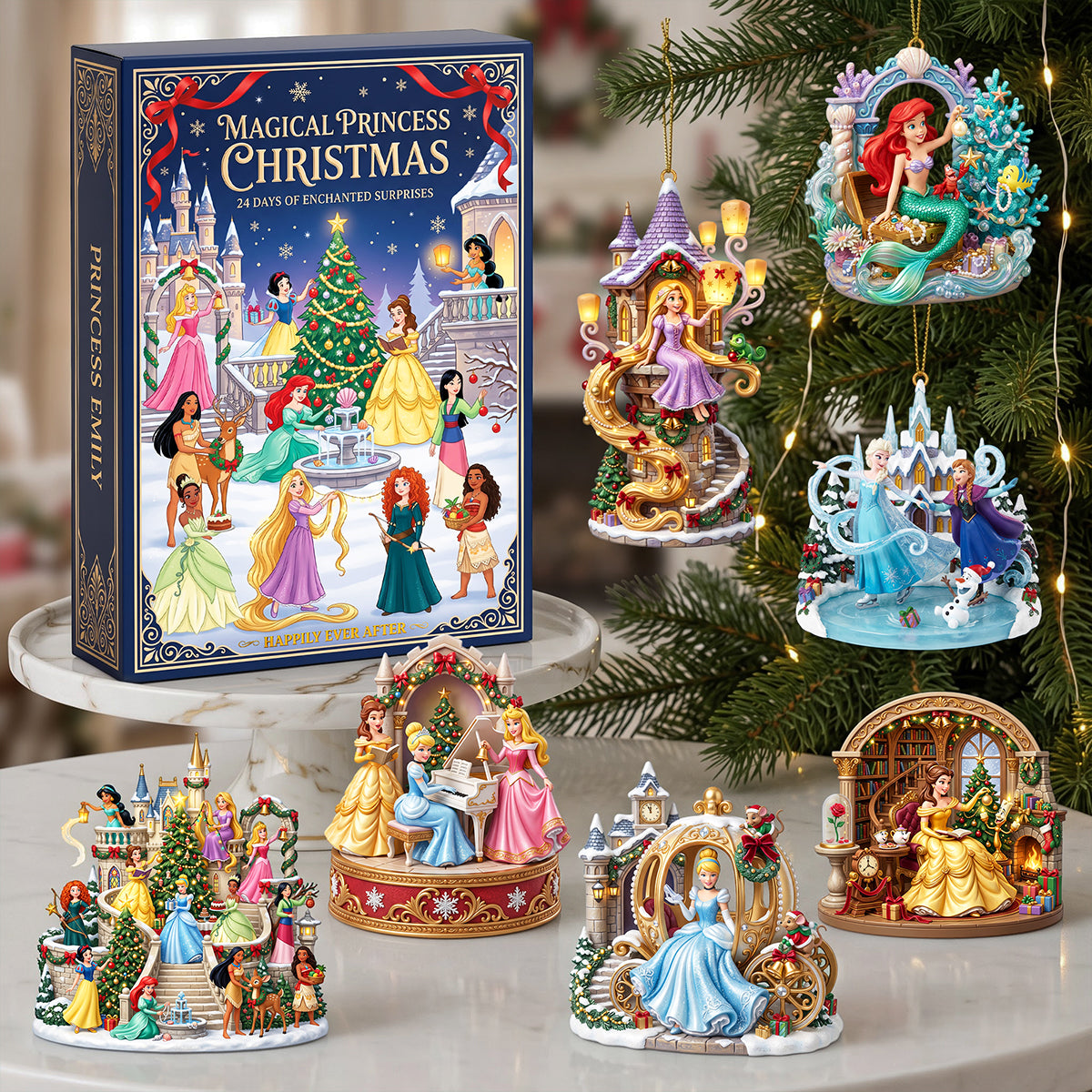 Lovely Fairy Tale Princesses Advent Calendar Blind Box - Personalized Christmas Gifts 02nata131026-Homacus