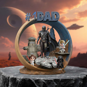The Cosmic Energy Dad Acrylic Plaque - Personalized Gifts For Father 03QHTN250425-Homacus