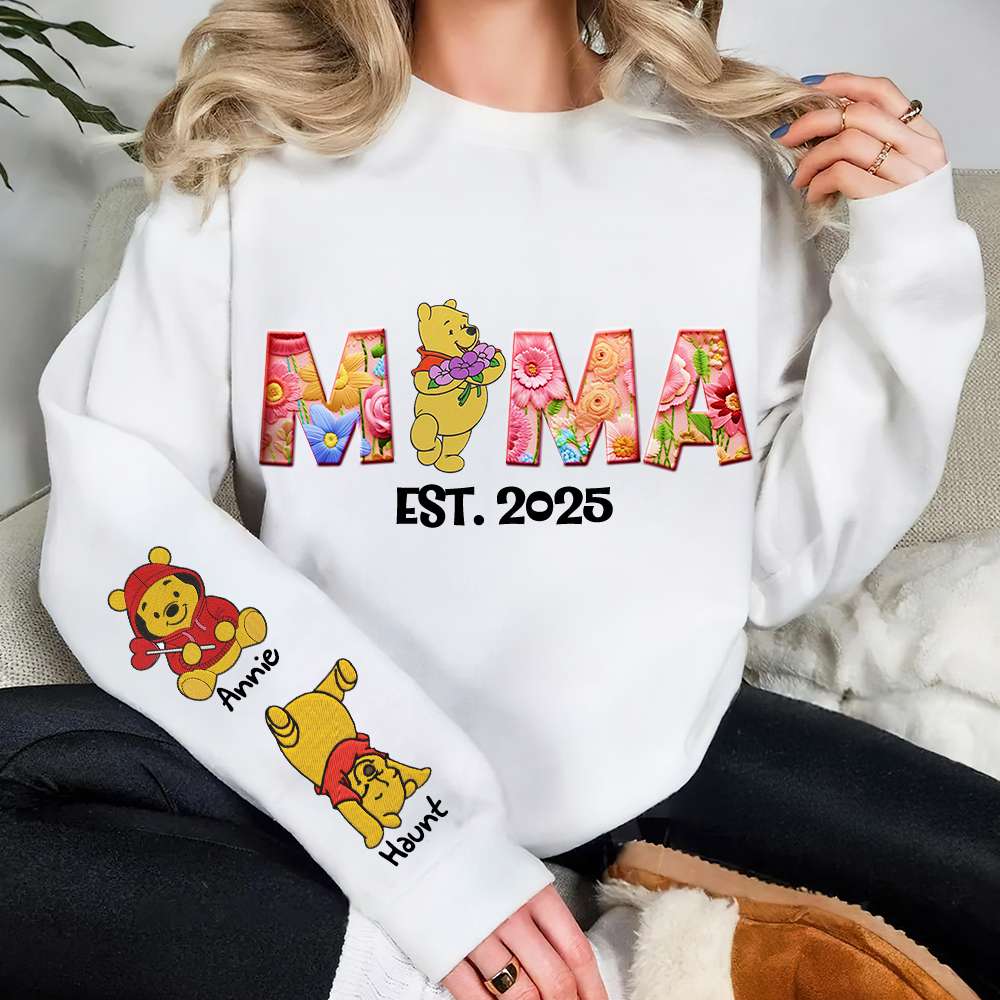 Mama Bear Shirt - Personalized Gift For Mom 02KALU260325-Homacus