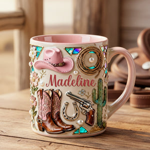 Cowgirl Accent Mug - Personalized Gifts For Cowgirl 05hymg230126-Homacus