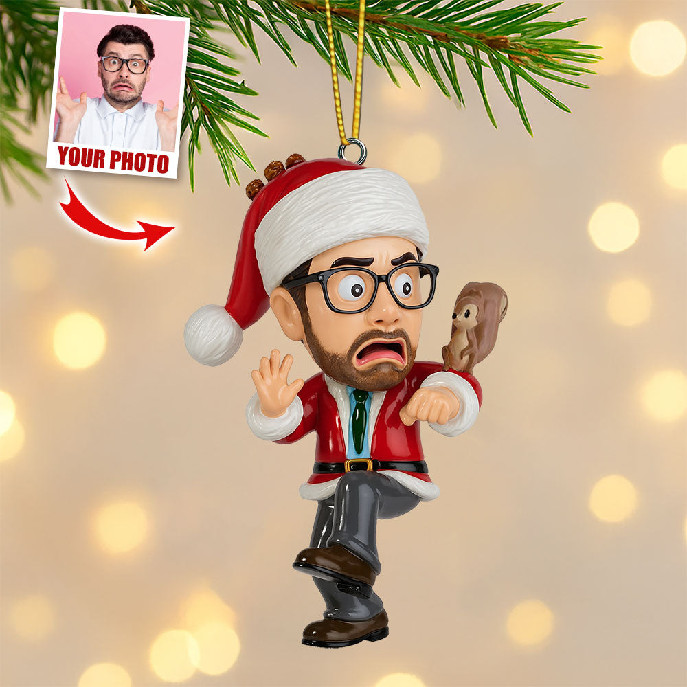 Funny Christmas Ornament - Custom Photo Gifts For Loved Ones 06huti260825-Homacus