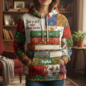 Book Lover Girl Hoodie Personalized Gifts For Book Lovers 03tgtn191125-Homacus
