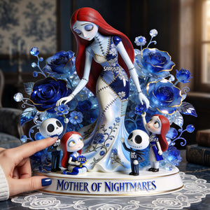 Spooky Mom Toile De Jouy Acrylic Plaque - Personalized Gifts For Mothers 03pgta110426-Homacus