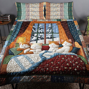 Christmas Gifts For Cat Lovers Quilt Bed Set 02qnqn311024-Homacus