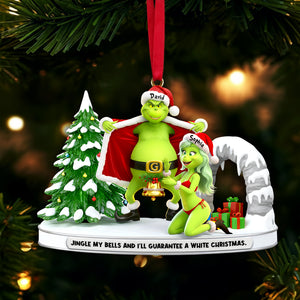 Cheeky Green Couple Ornament - Personalized Gifts For Couples 02OHLU101125-Homacus