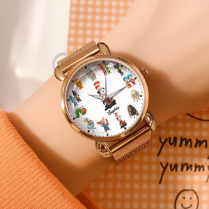 Teacher Mesh Strap Quartz Watch - Personalized Gifts For Teacher 03NAPU170725-Homacus