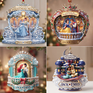Forever Fairy Tale Love Acrylic Ornament - Personalized Christmas Gifts 04hata070926