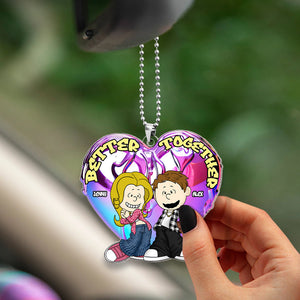 Personalized Gifts For y2k Couple Car Ornament 011OHMH301224HG-Homacus