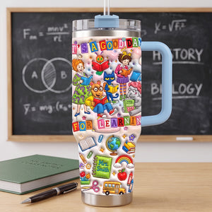 Vibrant & Joyful Class 40oz Tumbler With Handle, Personalized Gifts For Teacher 04qhtn220726-Homacus