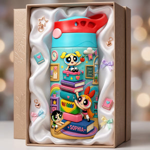 Lovely Adventure Back To School 12oz Colorful Kid Tumbler - Personalized Gifts For Kids 07hadh300726-Homacus