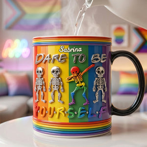 Proud To Be Yourself Magic Coffee Mug - Personalized Gifts For LGBT+ Pride 02PATA210526-Homacus
