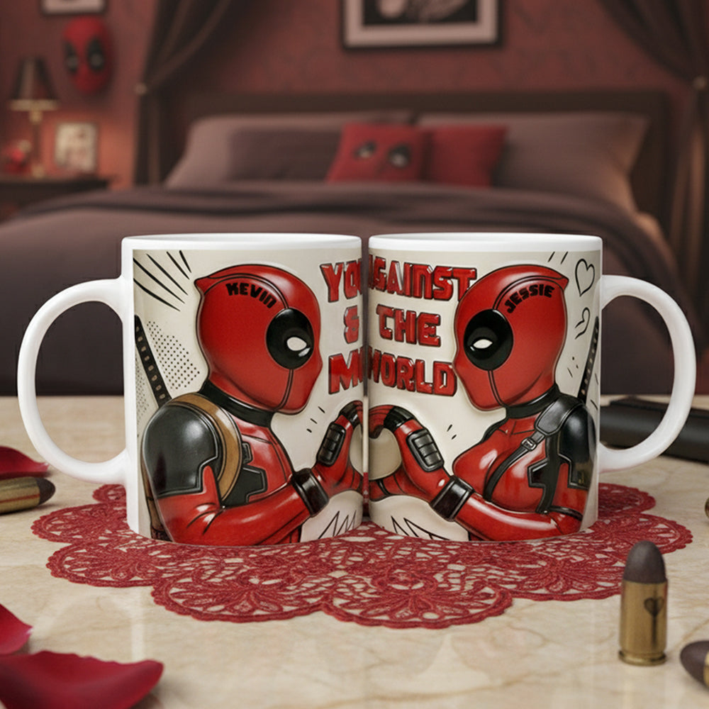 Hero Couple Coffee Mug Set - Personalized Gifts For Couple 01nata120126-Homacus