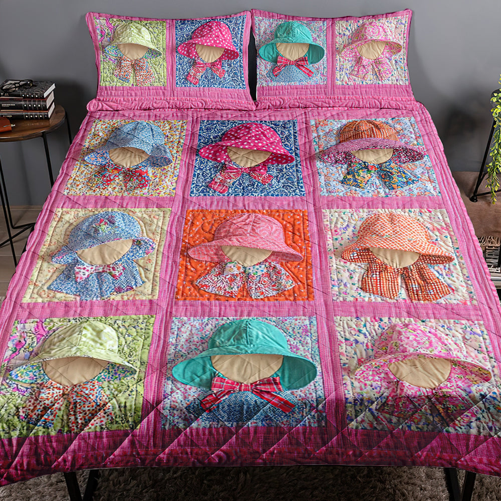 Sunbonnet Sue Quilt Bed Set 09qnqn041124 Gifts For Girl-Homacus