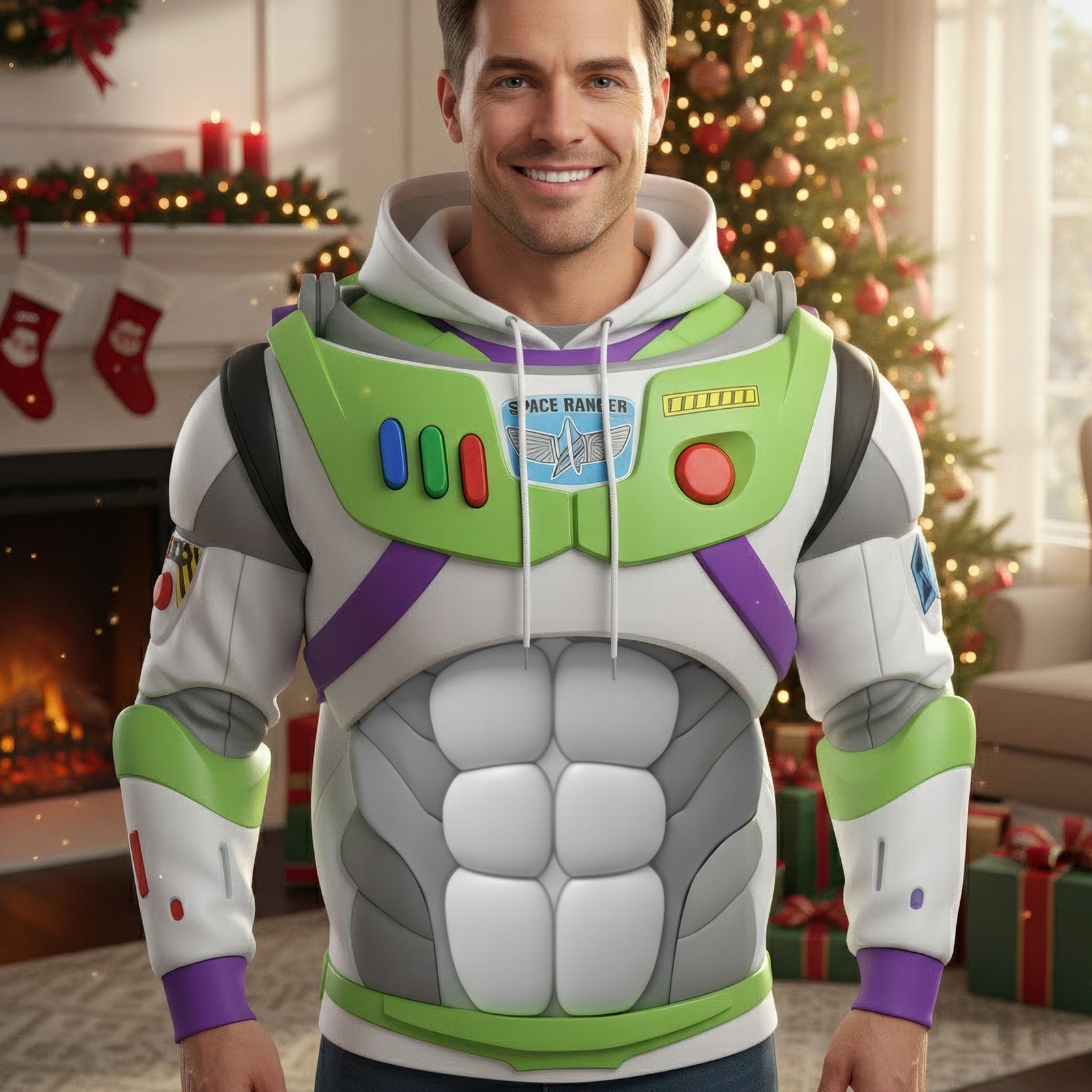 Astronaut 3D Hoodie - Christmas Gifts 03KIQN121125-Homacus