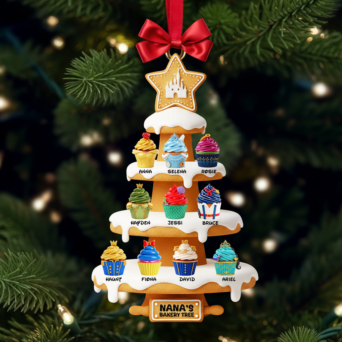 Sweet Cupcakes Christmas Ornament - Personalized Gifts For Grandmas 01OHLU151025-Homacus