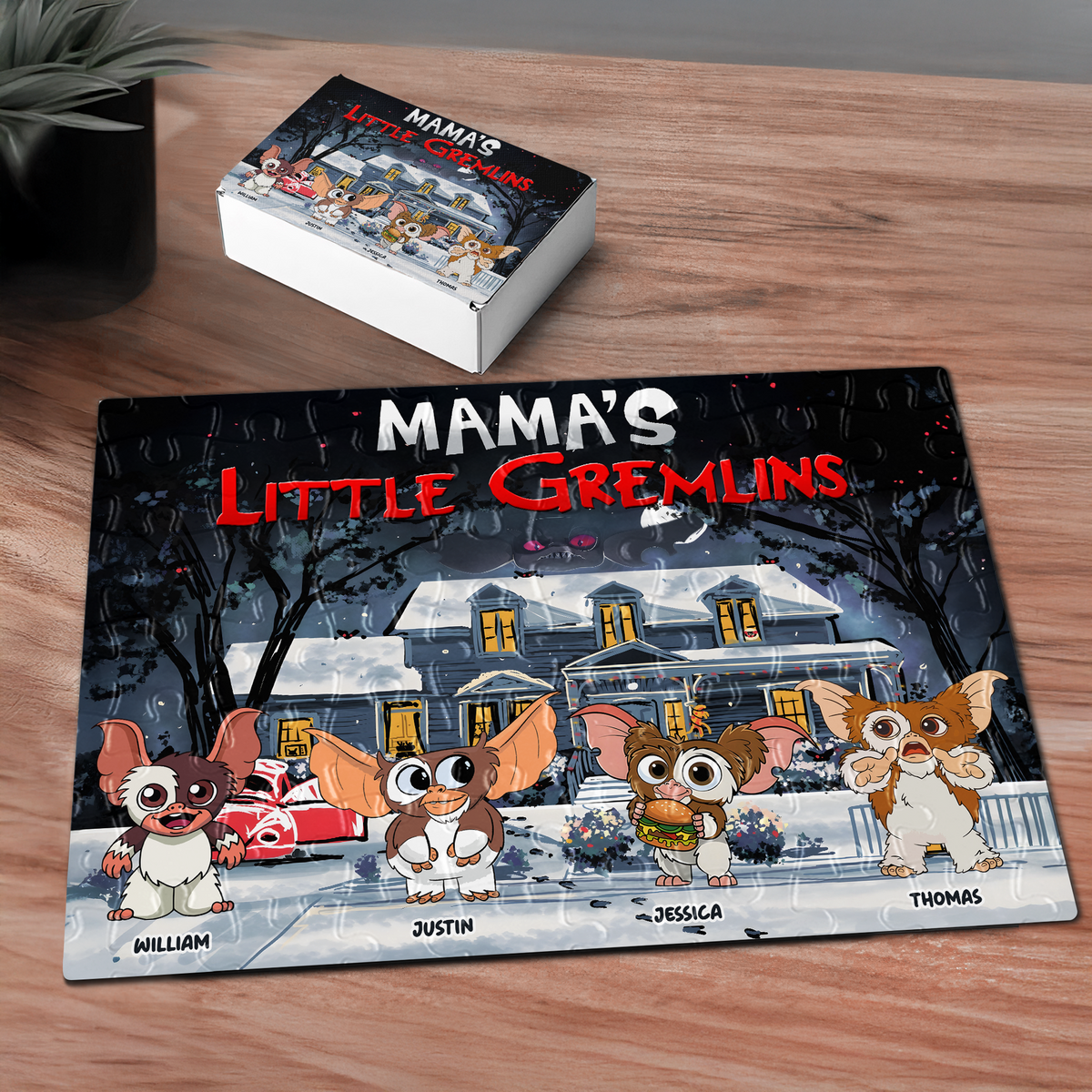 Personalized Gifts For Mom Jigsaw Puzzle 03qhpu190325 Cute Mischievous Kid-Homacus