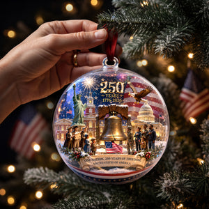 Glory Year Acrylic Christmas Ornament, Personalized Gifts For Patriots 03qhlu310826-Homacus