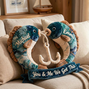 Fishing Custom Shaped Pillow - Personalized Gifts For Couples 02ohmg221225-Homacus