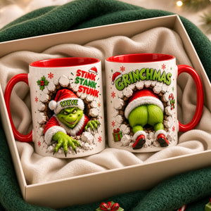 Mischievous Christmas Accent Mug - Personalized Christmas Gifts 05ttdh151026-Homacus