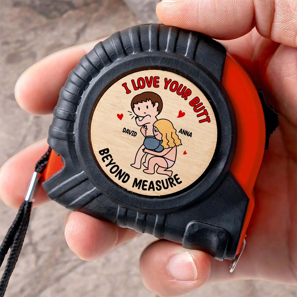 Personalized Gifts For Couple Tape Measure I Love Your Butt 01natn240524hh-Homacus
