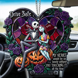 Gothic Couple Car Ornament - Personalized Gifts For Couple 01toqn160126-Homacus
