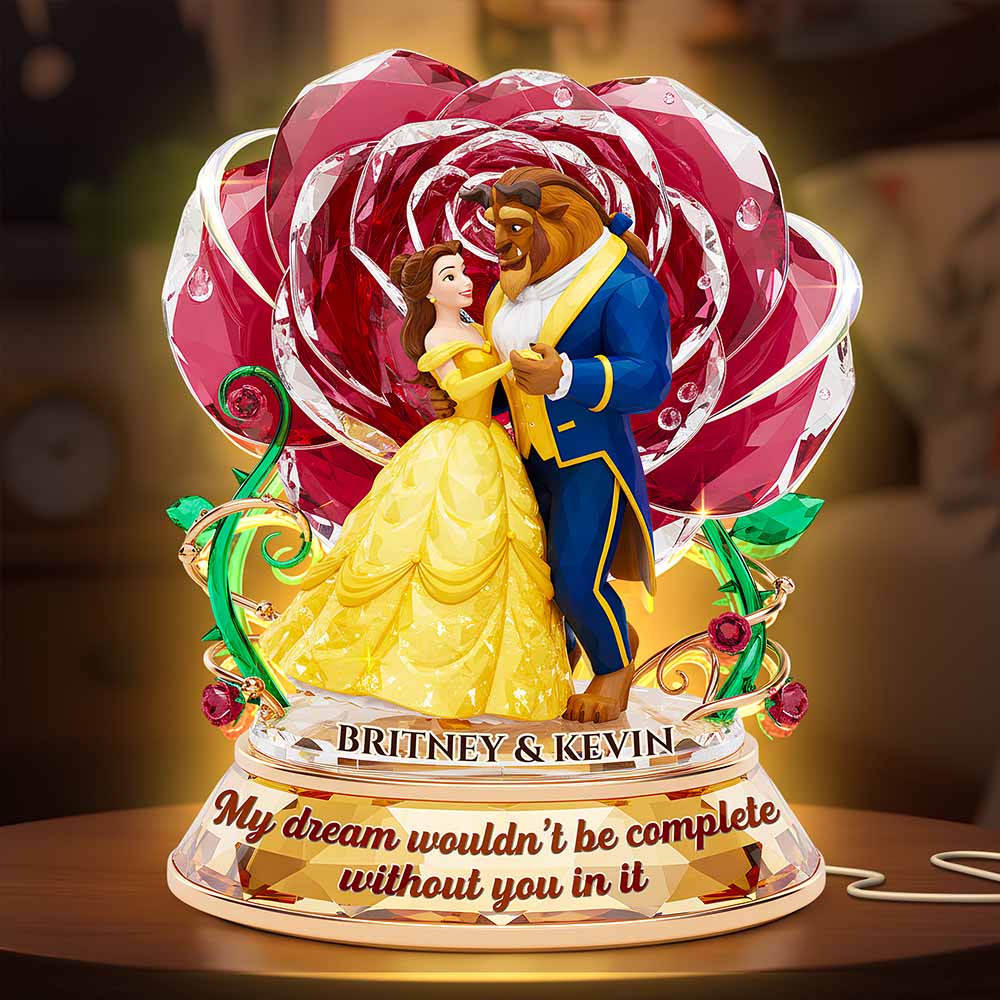 Romantic Couple Acrylic Light Box - Personalized Gifts For Couples 06kidt091225-Homacus