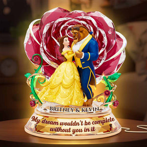 Romantic Couple Acrylic Light Box - Personalized Gifts For Couples 06kidt091225-Homacus