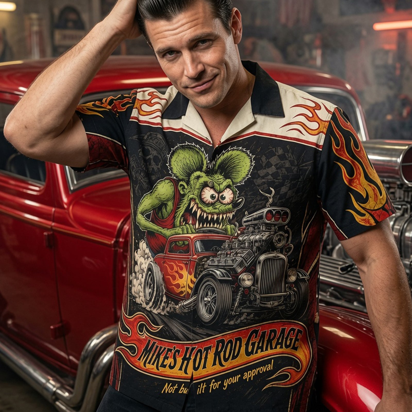 Outstanding Hot Rod Hawaiian Shirt - Personalized Gifts For Hot Rod Lovers 01QHLU040726-Homacus